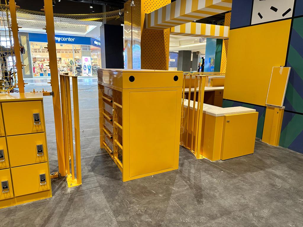 WR-442-YD Half Height Turnstile for Children's Play Areas